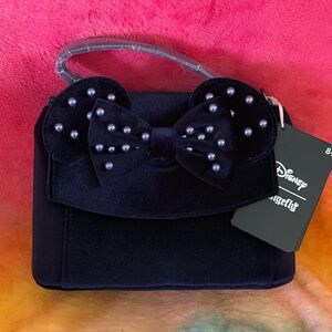 Loungefly Blue Mini Velvet Bag